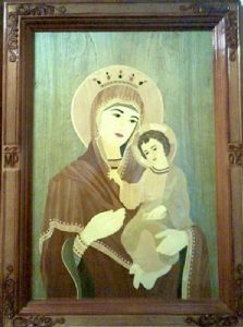 MARQUETRY,ALEKSEY-HOLY VIRGIN MARY WITH CHILD
