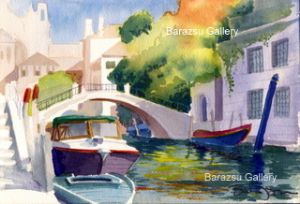 Barazsu,Dave-Boats On Venice Canal