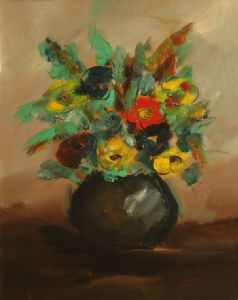 Stanoev,Rossen-A vase of flowers