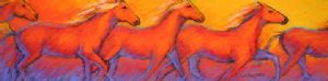 Santora,Carol-Red Horses III