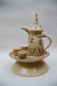 bakraj (Arabic Bedouin Coffee  Teapot + cups)