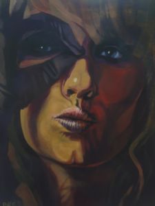 purple portrait