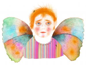 Fairy of Spring boy, 2008 print
