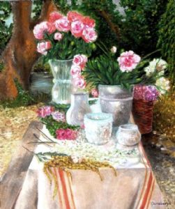 In a garden