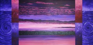 Heath,Andrew-Purple & Pink Sunset with Spirals