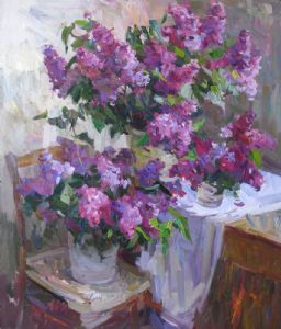 stil life with lilacs