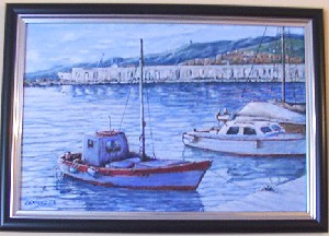 Gardoz,George E.-Boats in Trieste harbour