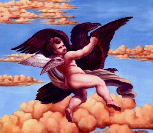 putto with eagle
