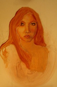 unfinished portrait