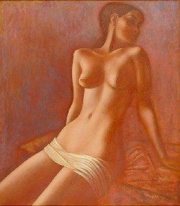 Veshchev,Pavel-A Girl with the Golden