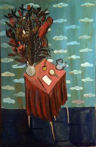 Rodriguez,Diego Manuel-flower pot and cactus