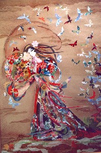 Shariat Panahi(Panahi),parisa-th spring girl and the butterflies