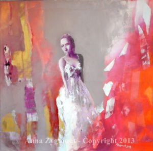 ZYGMUNT,ANNA-Fragments of a Dream, 2013, oil on canvas. cm.60x60