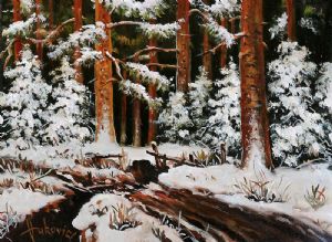 vukovic,dusan-Winter in the woods