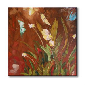 Art Studio,SOLOMOON-Flowers and the butterfly