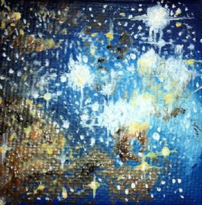 Stars in heaven blue
