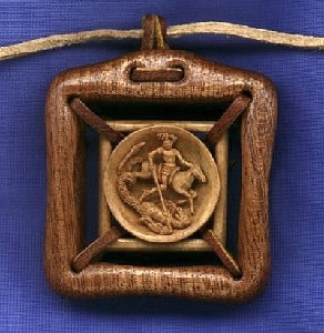 Saint Georg - microscopic Icon.