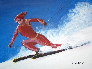 Bond,Margaret-skiier
