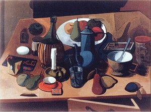 Still-life with red cup