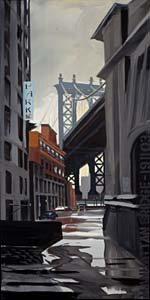 Auboiron,Michelle-Manhattan Bridge  - From Dumbo - Brooklyn