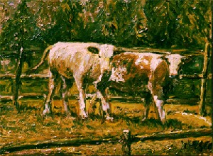 Cows to the pasture