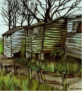 Pearce,Martin-Huts at Rye Harbour East Sussex