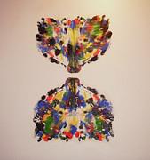 Langdonart,Artiste-Langdonart 2 wolves-butterfly painting