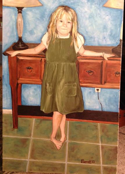 Krause,Everett-Girl in a Green Dress