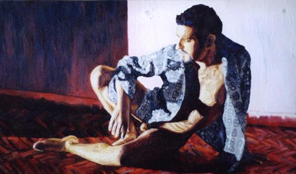 perez,Raphael-eitan realistic male nude painting realism gay artworks queer painter raphael perez lgbt painters