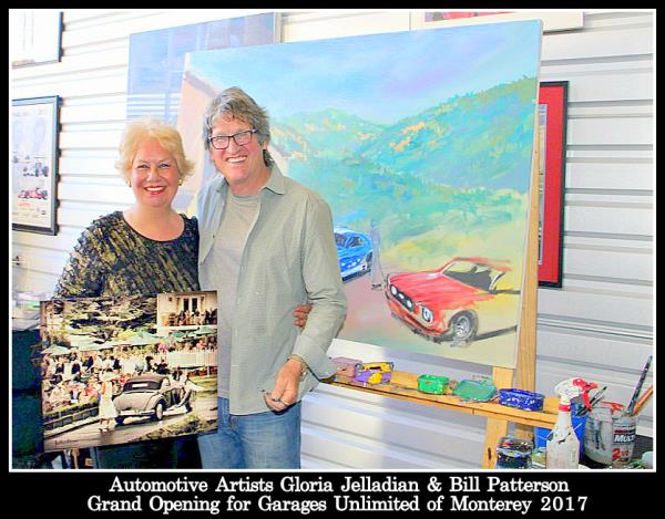 Automotive Artists Gloria Jelladian & Bill Patterson