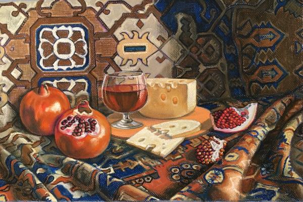 Kirak,Vlad-Still life with cheese.
