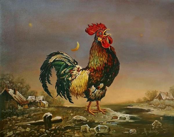 the Rooster at Dawn