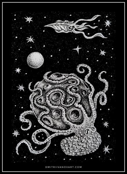 Octopus on the Moon