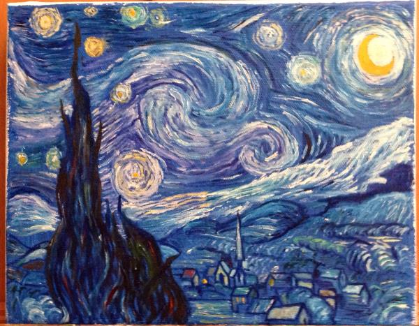 Copy of van Gogh's Starry Night