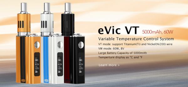 eVic VT with Ego One Mega sub-ohm tank by Joyetech