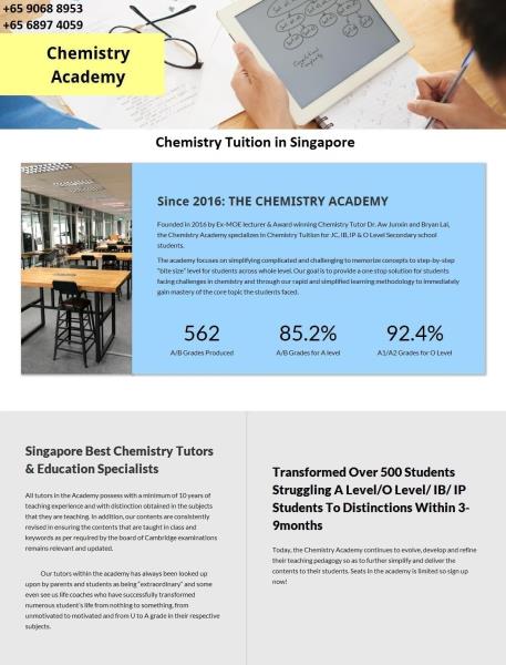 Academy,Chemistry-Chemistry Tuition in Singapore