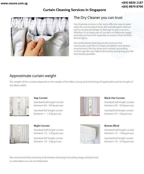 Home Services,Nouve-Curtain Cleaning Services in Singapore
