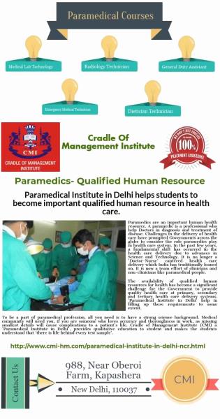 Institute,Cradle of Management-Paramedical institute in delhi ncr