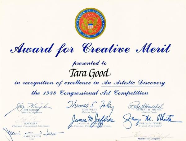 1988 United States Congressional Art Award