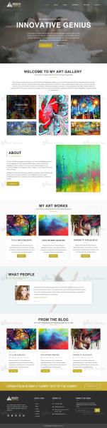 Art Gallery Web Page Design