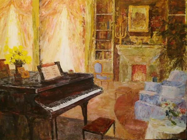 Paunovic,Slobodan-Interior with piano
