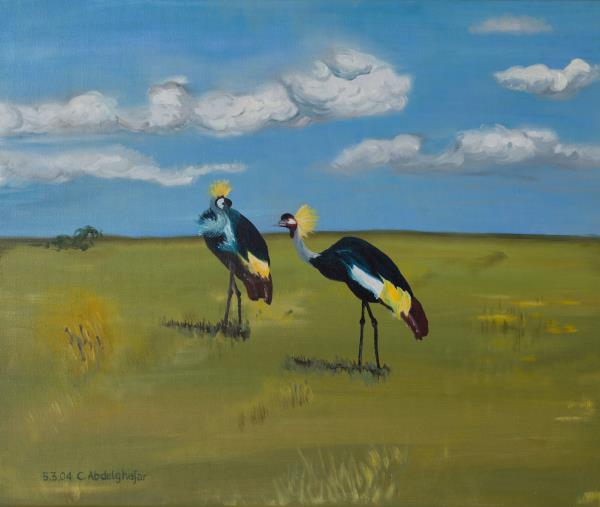 Luethi Abdelghafar,Claudia-Royal cranes