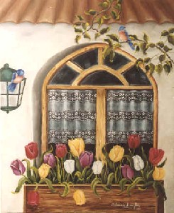 Langlois,Silvana-Tulipanes en mi ventana