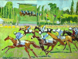 KOZLOVA,Tatiana-Horse race. Maison-Laffite