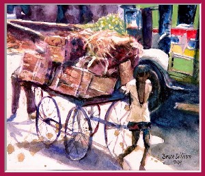 Daltongunj push cart