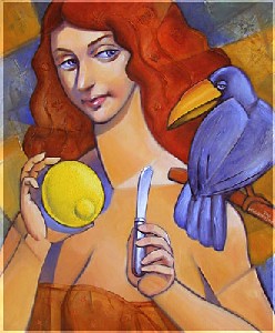 Chudnovsky,Pavel-Lady With Lemon.