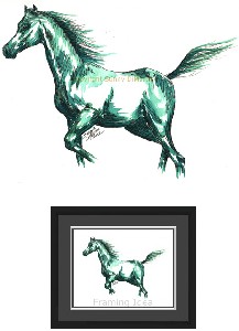 Green Horse Sketch