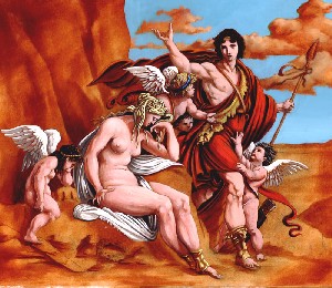 Mythological scene